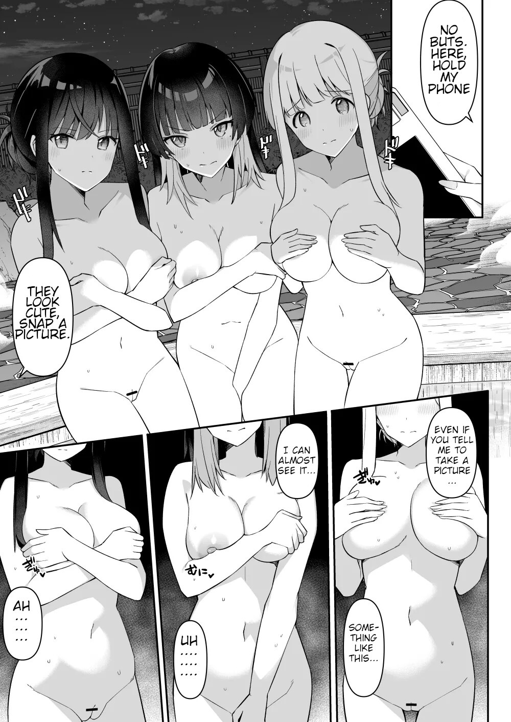 Hentai Manga Comic-Gals on a Hot-spring Inn Trip are Shown Who's Boss by their Big Dick Waiter 2-Read-12